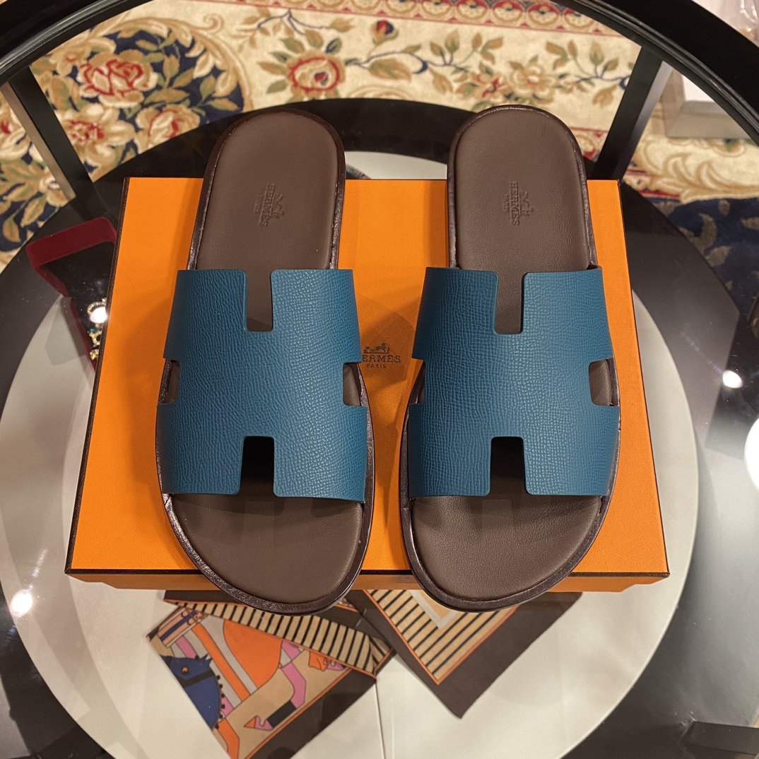 Hermès Herme℃愛玛士 万年 男士 H拖鞋