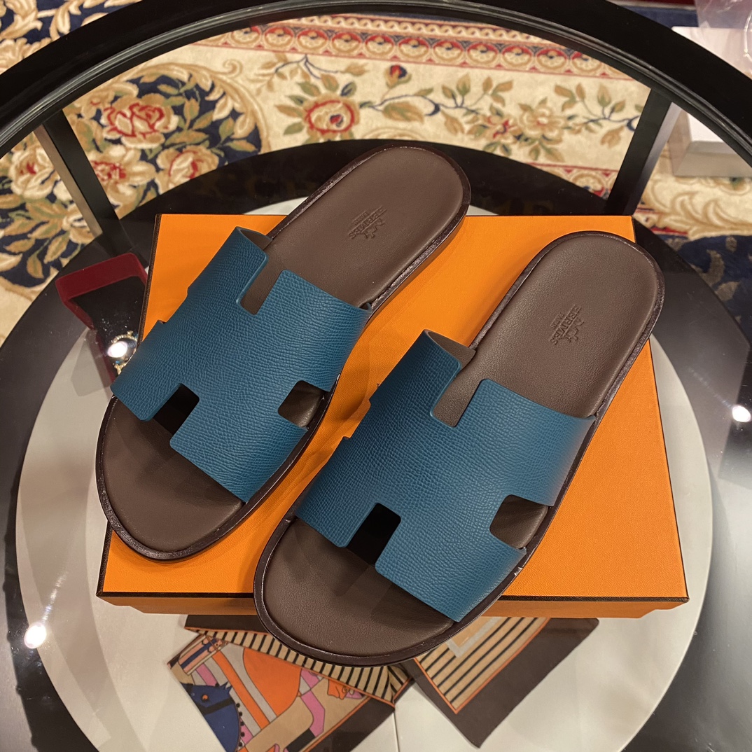 Hermès Herme℃愛玛士 万年 男士 H拖鞋