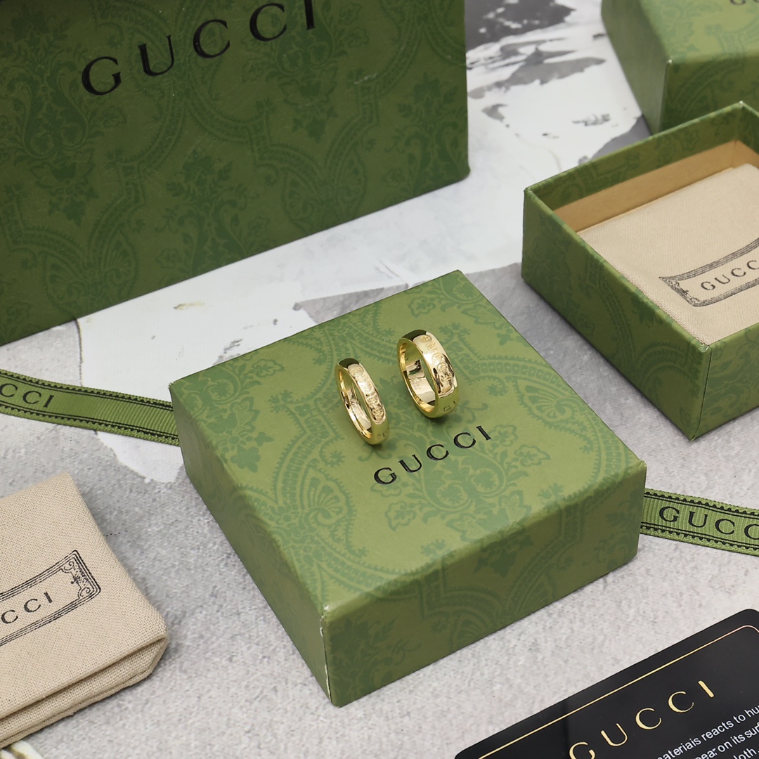 Gucci Gioielleria Anello Oro Giallo Unisex