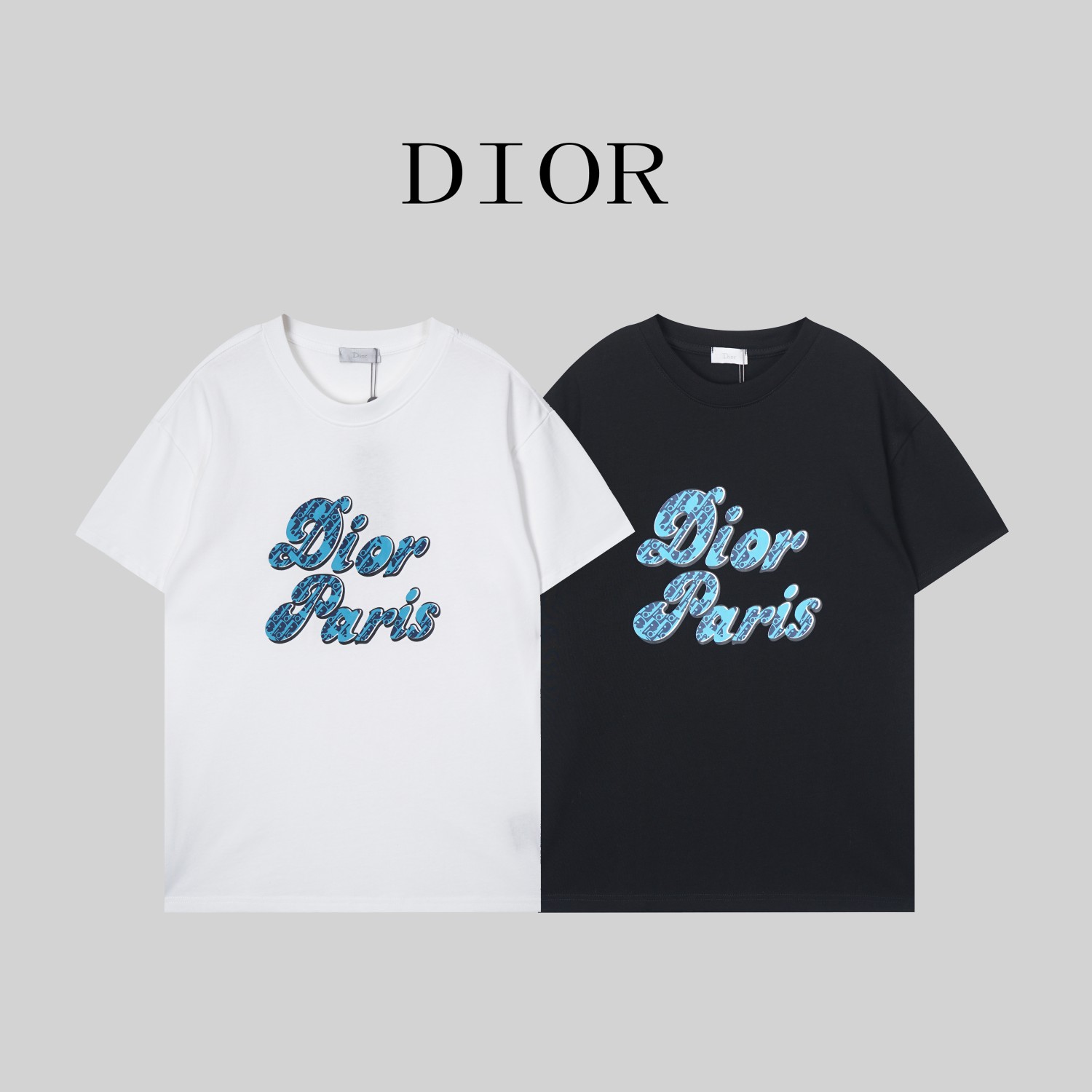 G1007# DIOR*Dijia, nueva camiseta de verano 2023 de alta calidad, confeccionada con 270 gramos de tela de algodón puro …
