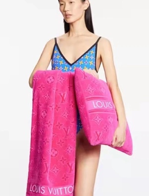 Louis Vuitton Bath Towels Cotton Summer Collection Beach