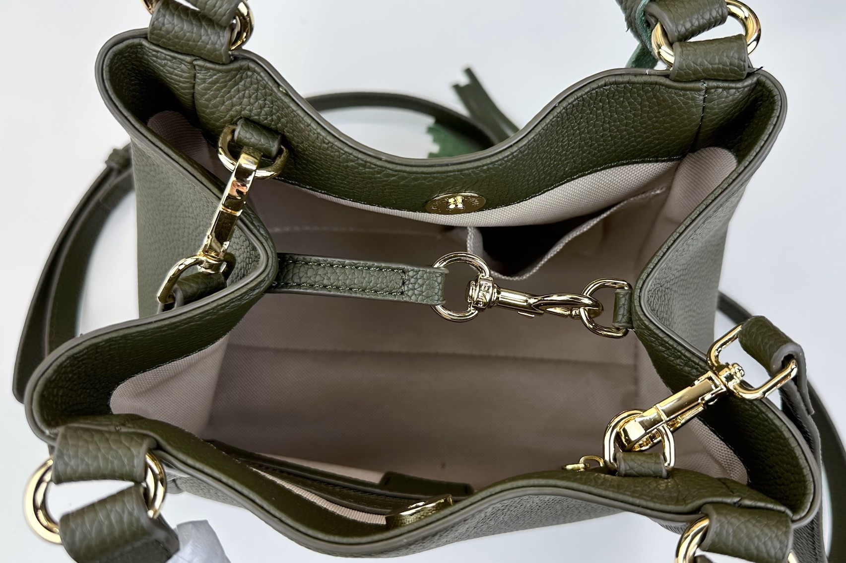 G家 经典款式手提斜挎手袋 - 大气休闲の墨绿モデル