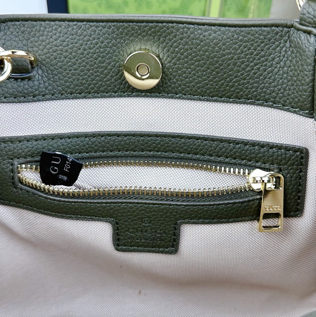 G家 经典款式手提斜挎手袋 - 大气休闲の墨绿モデル