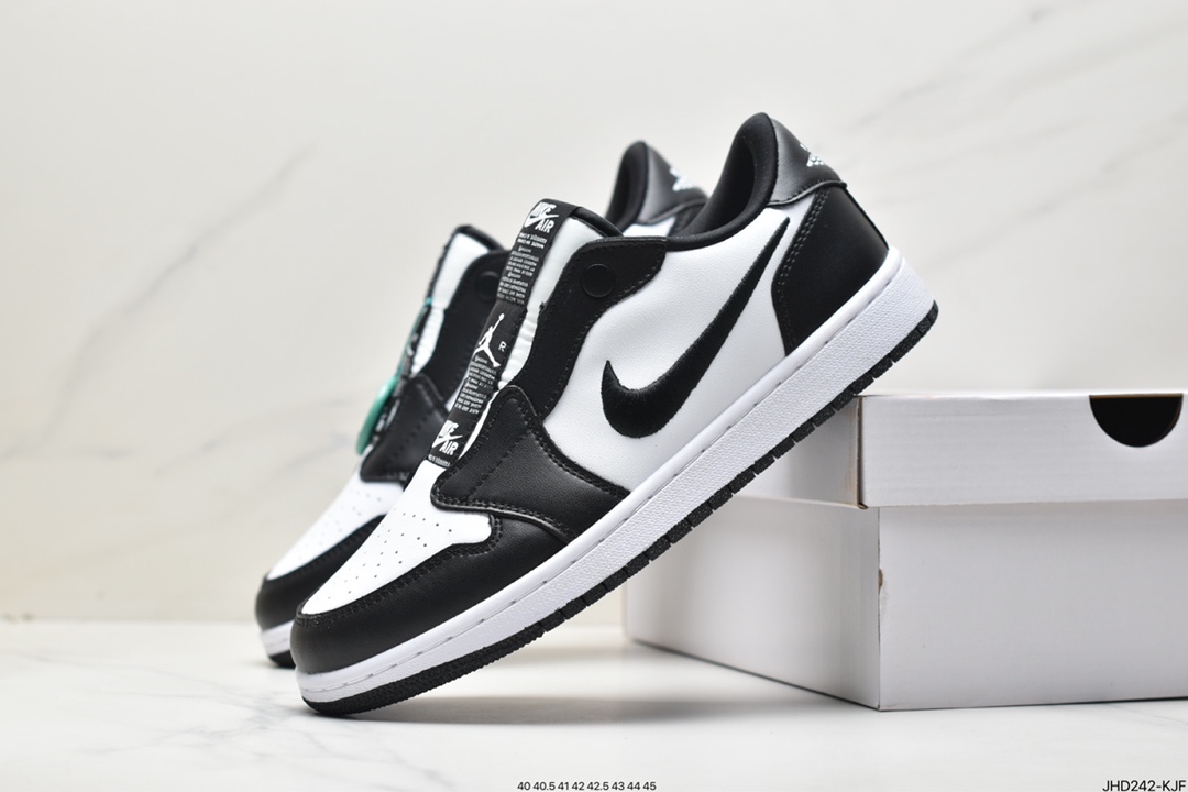 Nike Air Jordan 1 Retro Low Slip ”Black TOE” Michael Jordan AJ1 low-top basketball sneakers CQ0279-001