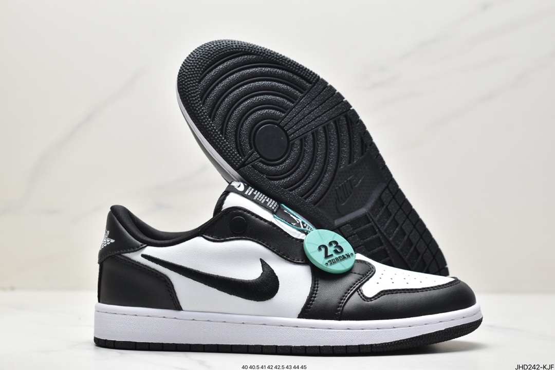 Nike Air Jordan 1 Retro Low Slip ”Black TOE” Michael Jordan AJ1 low-top basketball sneakers CQ0279-001