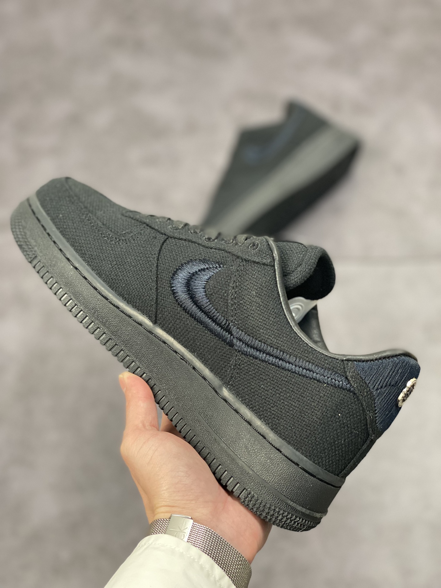 Nike Air Force 1 Low 07 Stussy Black Samurai CZ9084-001