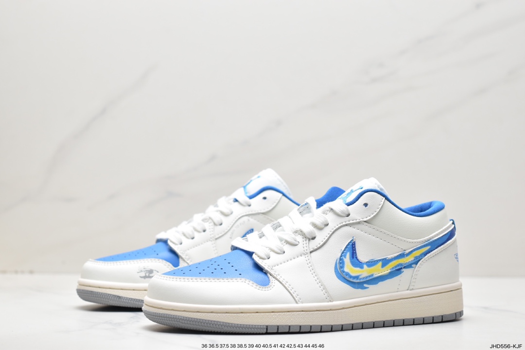 Nike Air Jordan 1 Low PRM ”Elephant Print” AJ1 Jordan first generation low-top basketball shoes FJ7219-441