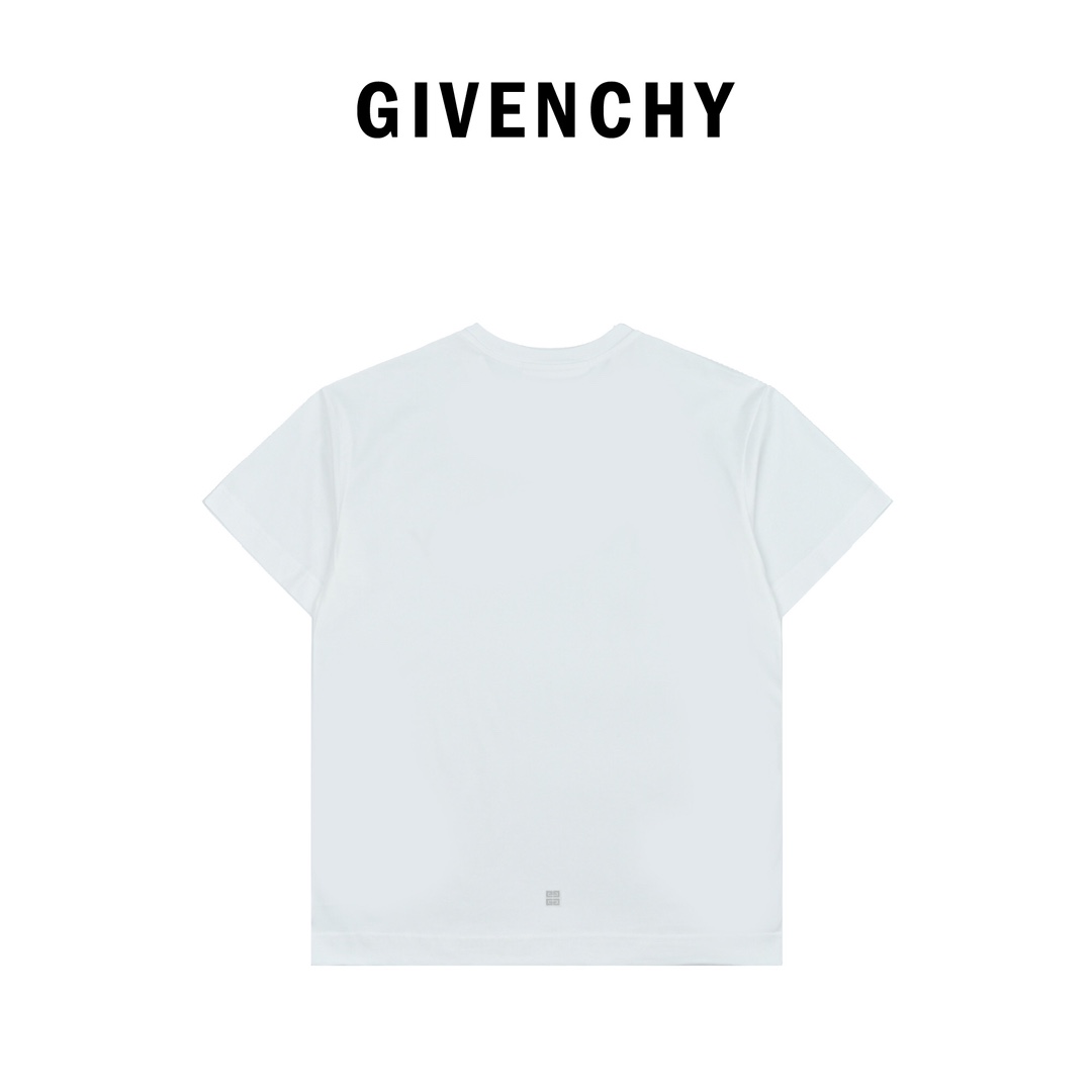 160 GIVENCHY纪梵希GVC 23SS 反光字母短袖T恤