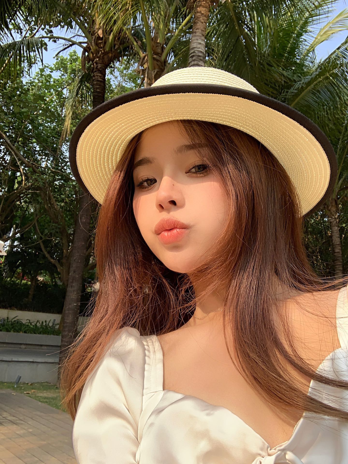 Chanel香奈儿平顶礼帽,遮阳草帽,超立体帽型 2