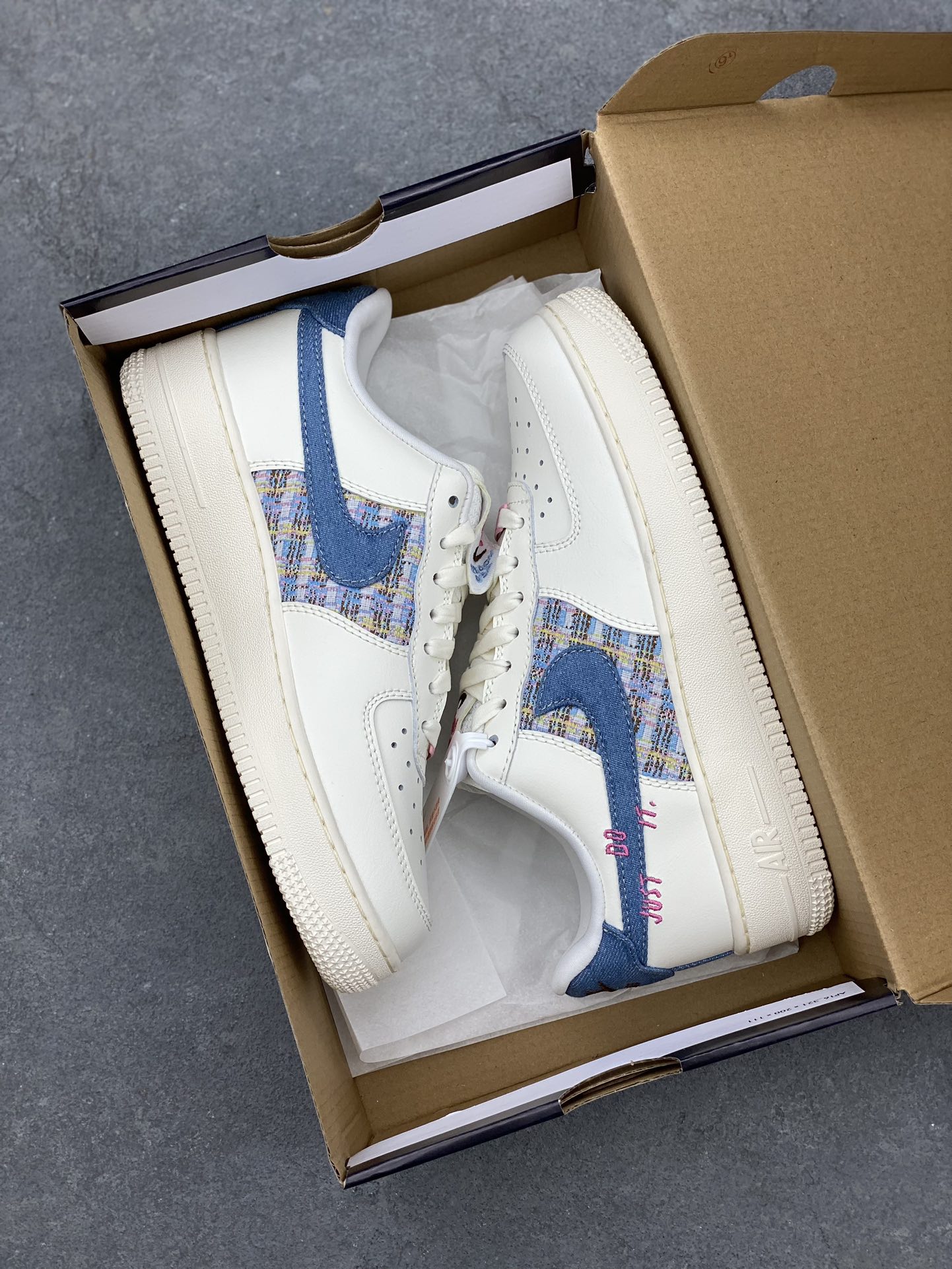 Nike Air Force 1 Low 'Light Cream Blue' Casual Sneakers - FJ7740-141 10 i1681507150 2007 8