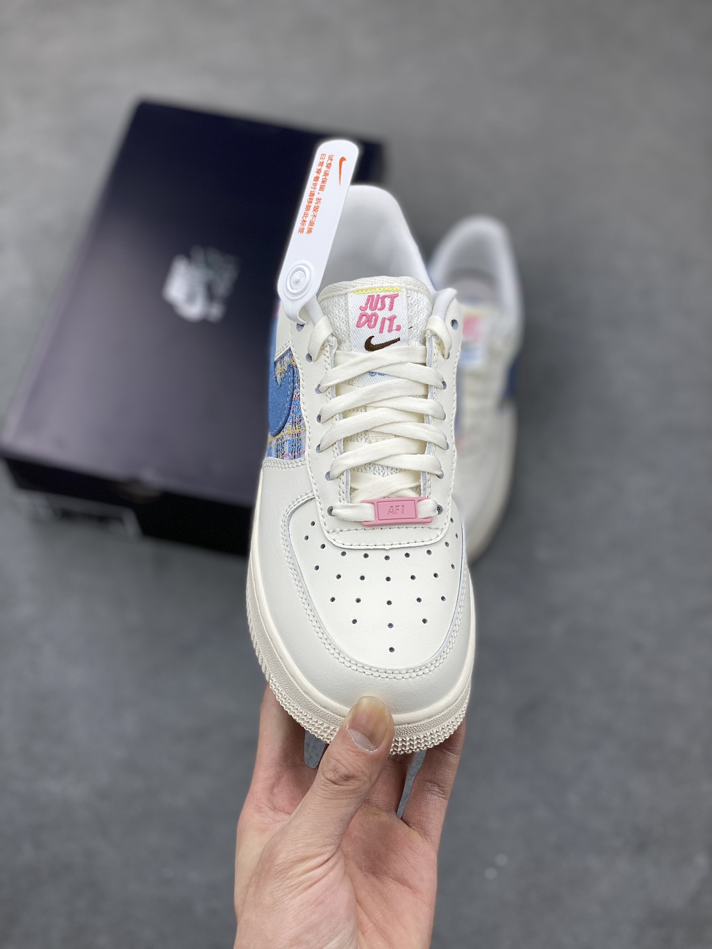 Nike Air Force 1 Low 'Light Cream Blue' Casual Sneakers - FJ7740-141 3 i1681507150 2784 1