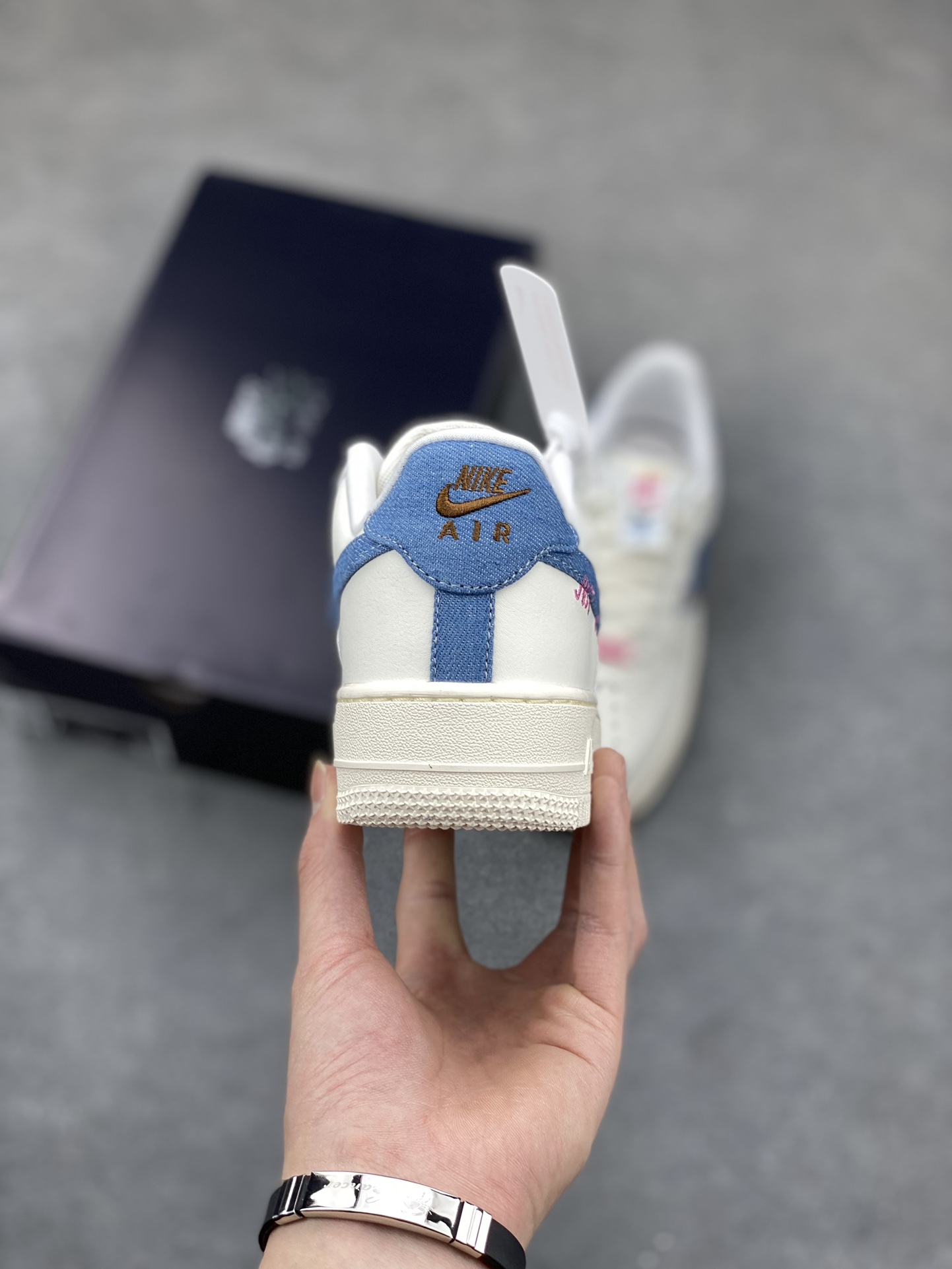 Nike Air Force 1 Low 'Light Cream Blue' Casual Sneakers - FJ7740-141 5 i1681507150 8079 3