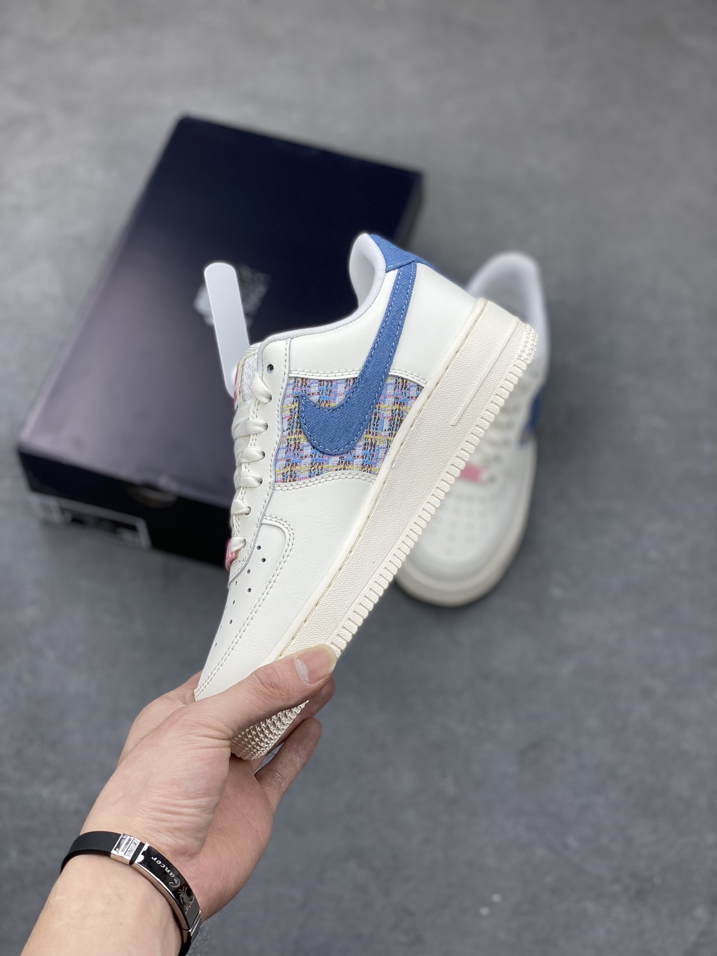 Nike Air Force 1 Low 'Light Cream Blue' Casual Sneakers - FJ7740-141 4 i1681507150 8958 2