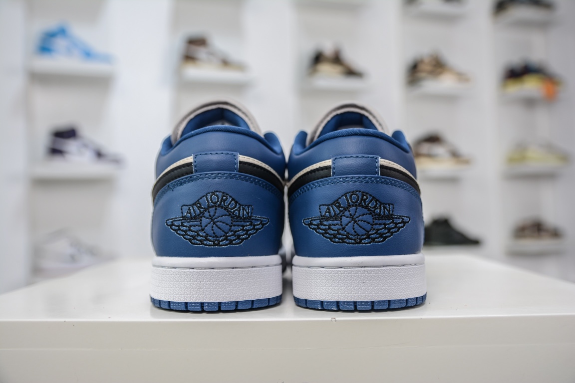 200 原装Air Jordan 1 Low 蓝灰脚趾 AJ1乔1低帮休闲板鞋 DC0774-402