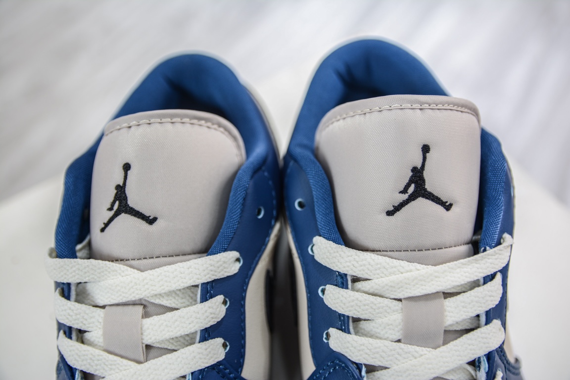 200 原装Air Jordan 1 Low 蓝灰脚趾 AJ1乔1低帮休闲板鞋 DC0774-402