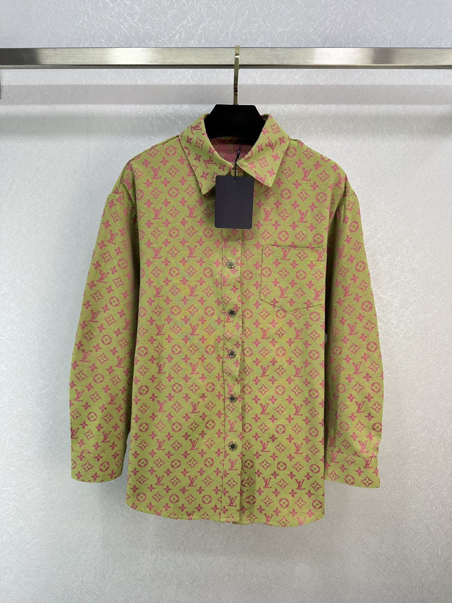 Louis Vuitton Clothing Coats & Jackets Shirts & Blouses Green Red Vintage