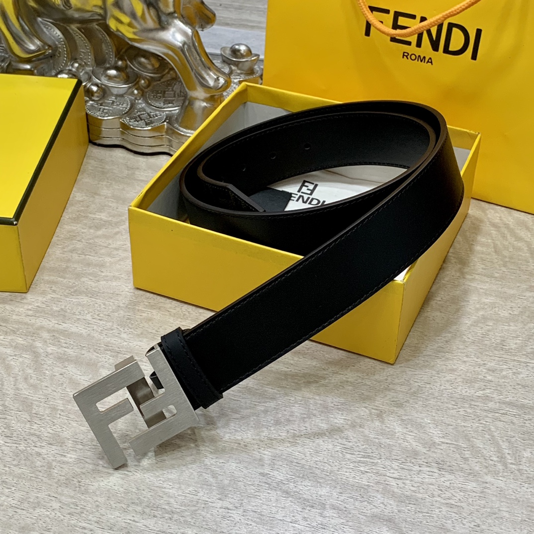 FENDl宽40MM双面原版小牛皮搭