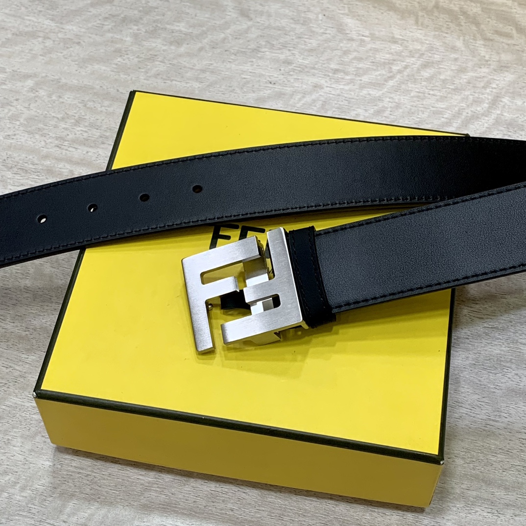 FENDl宽40MM双面原版小牛皮搭