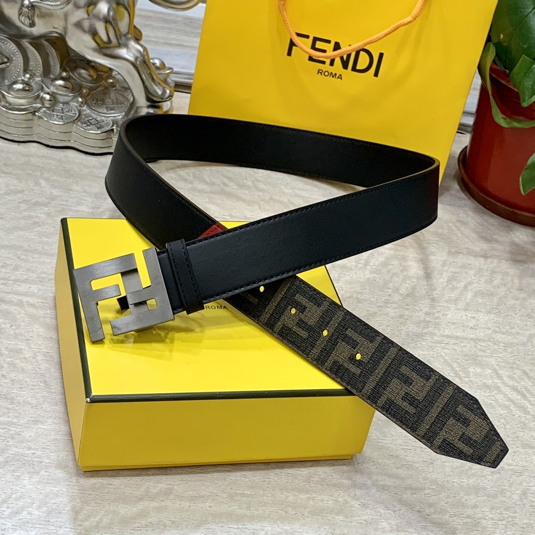 FENDl宽40MM双面原版小牛皮搭