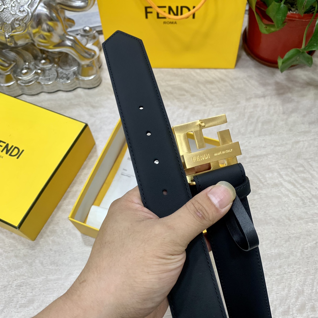 FENDl宽40MM双面原版小牛皮搭