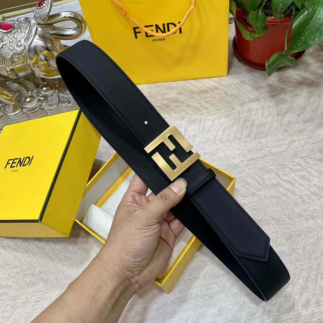 FENDl宽40MM双面原版小牛皮搭