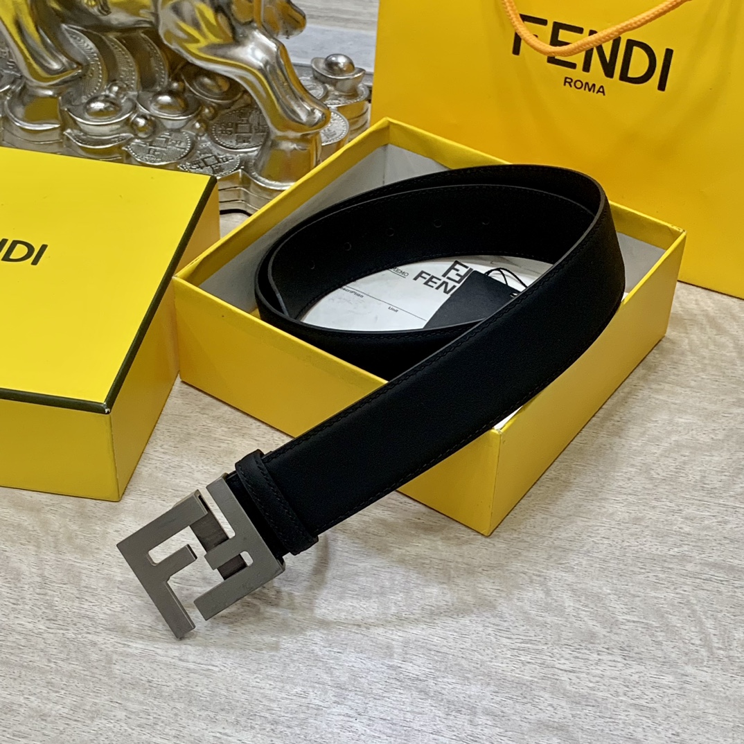 FENDl宽40MM双面原版小牛皮搭