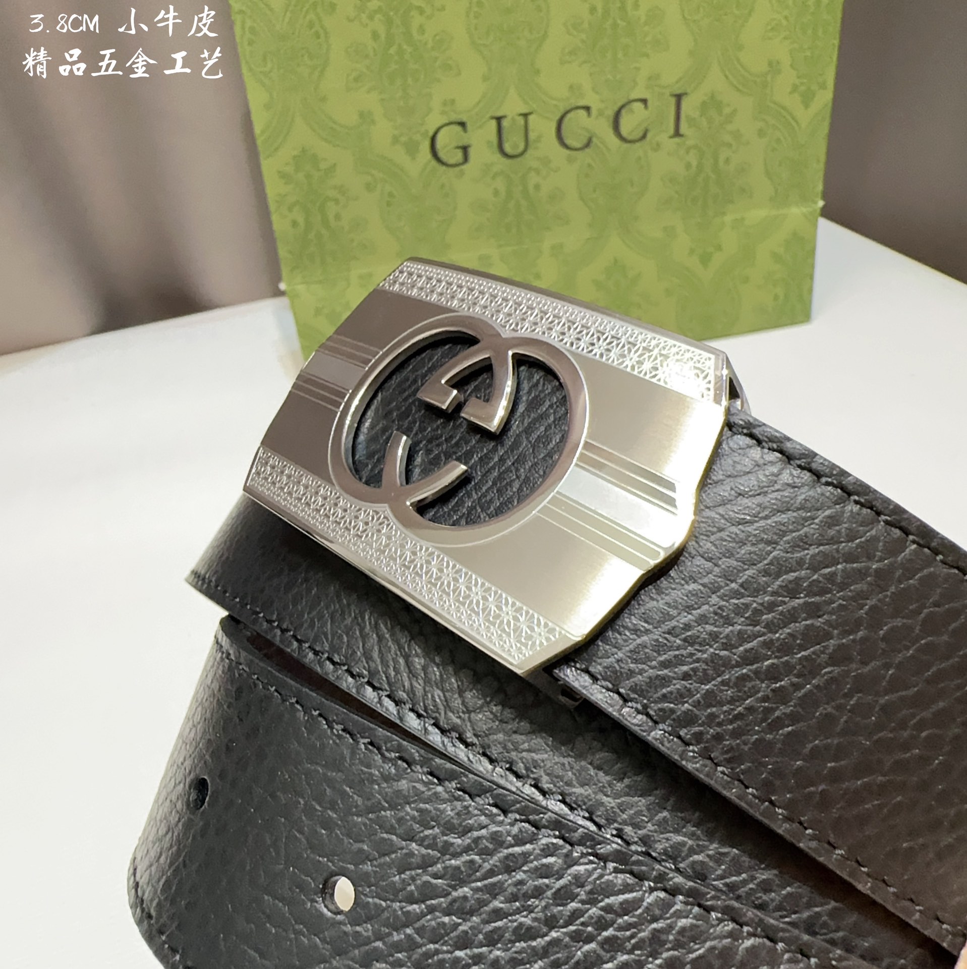 GUCCi古琦男士宽度3.8CM简单