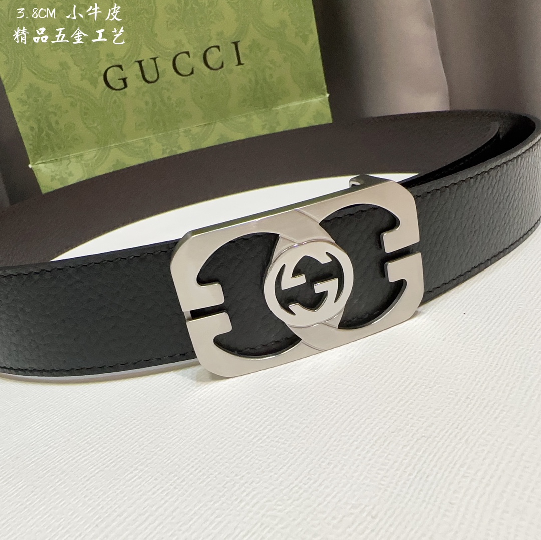 GUCCi古琦男士宽度3.8CM简单