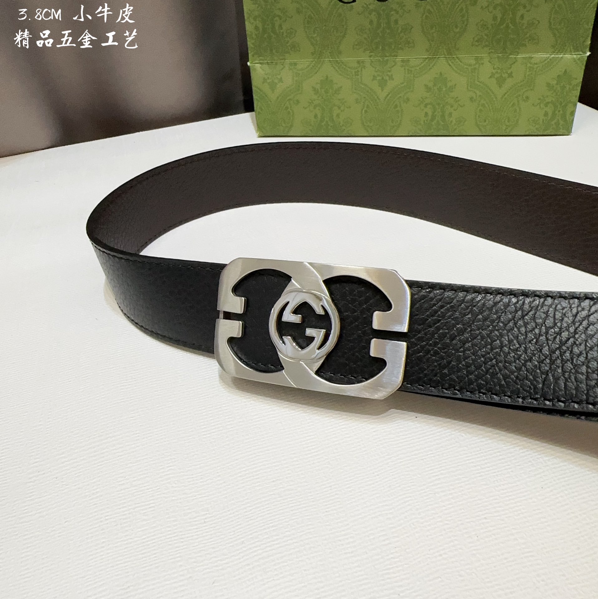 GUCCi古琦男士宽度3.8CM简单