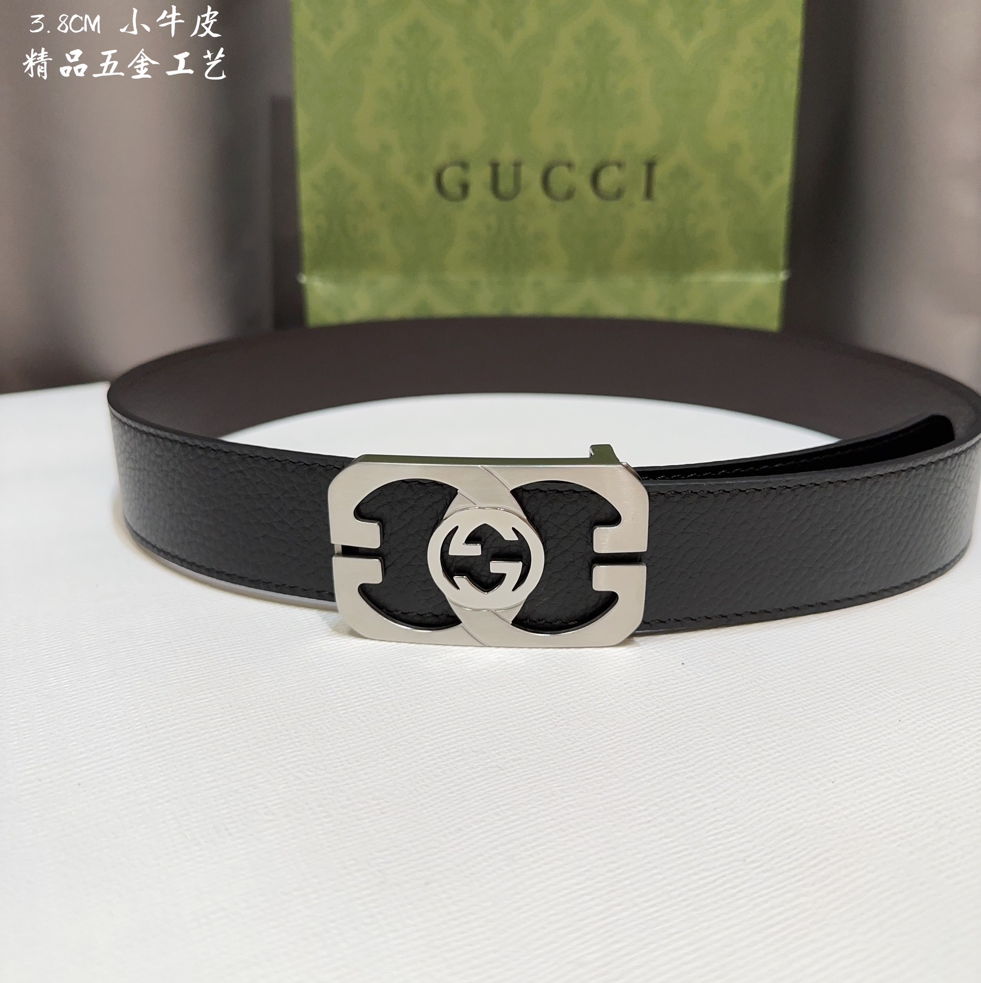 GUCCi古琦男士宽度3.8CM简单