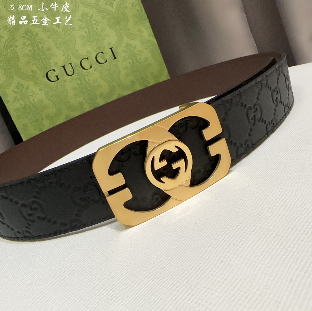 GUCCi古琦男士宽度3.8CM简单