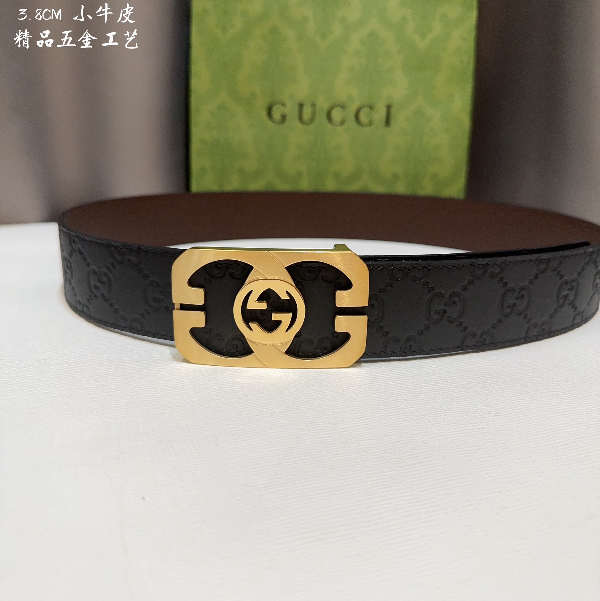 GUCCi古琦男士宽度3.8CM简单