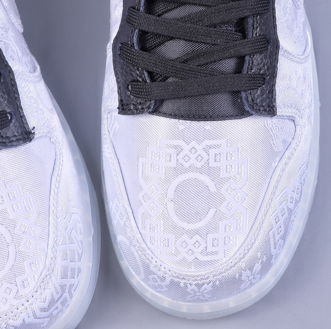 220 Fragment Design x CLOT x Nike 陈冠希 耐克 藤原浩闪电板鞋 白色男女同款 FN0315-110