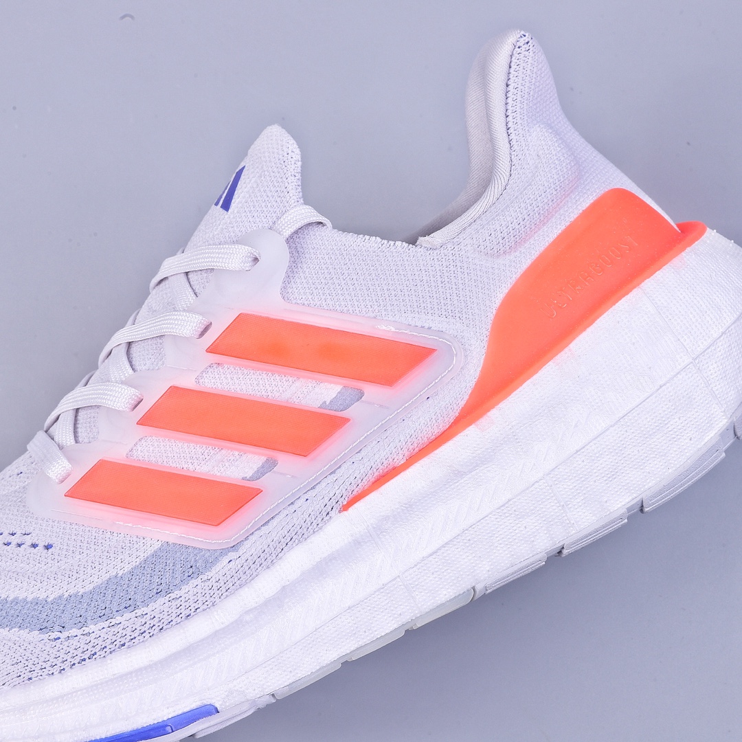 Adidas Ultra Boost Light UB2023 series low-top sock-style knitted breathable cushioning casual sports jogging shoes HQ6338