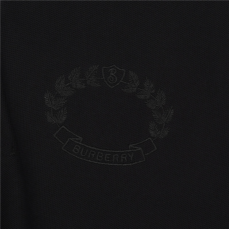 Burberry巴宝莉BBR 24ss 胸口麦穗刺绣短袖polo衫