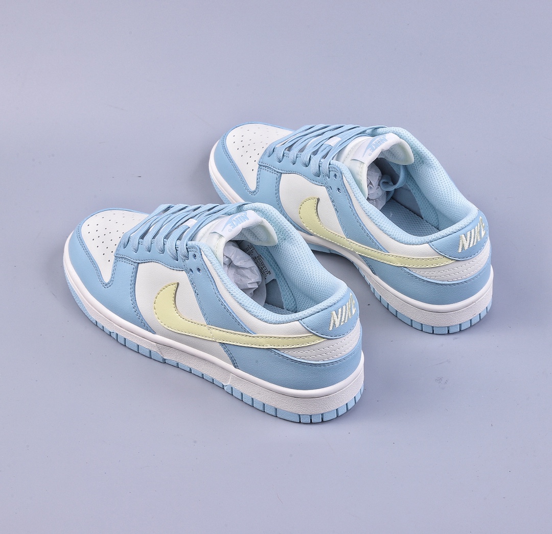 K version Nike Wmns SB Dunk Low ”Ocean Bliss Citron Tint” dunk series low-top leisure shoes ”Lemon Sea Salt Blue” DD1503-123