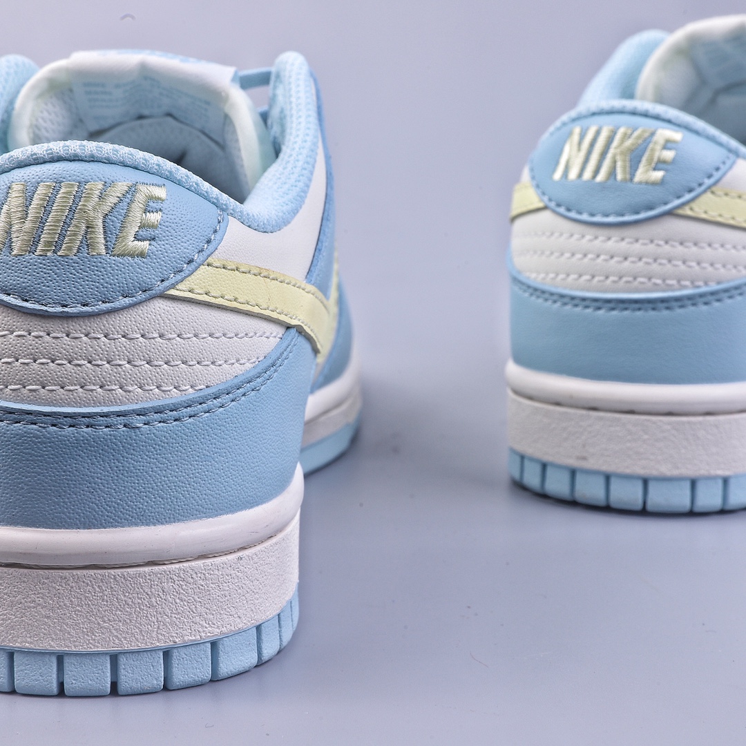 K version Nike Wmns SB Dunk Low ”Ocean Bliss Citron Tint” dunk series low-top leisure shoes ”Lemon Sea Salt Blue” DD1503-123