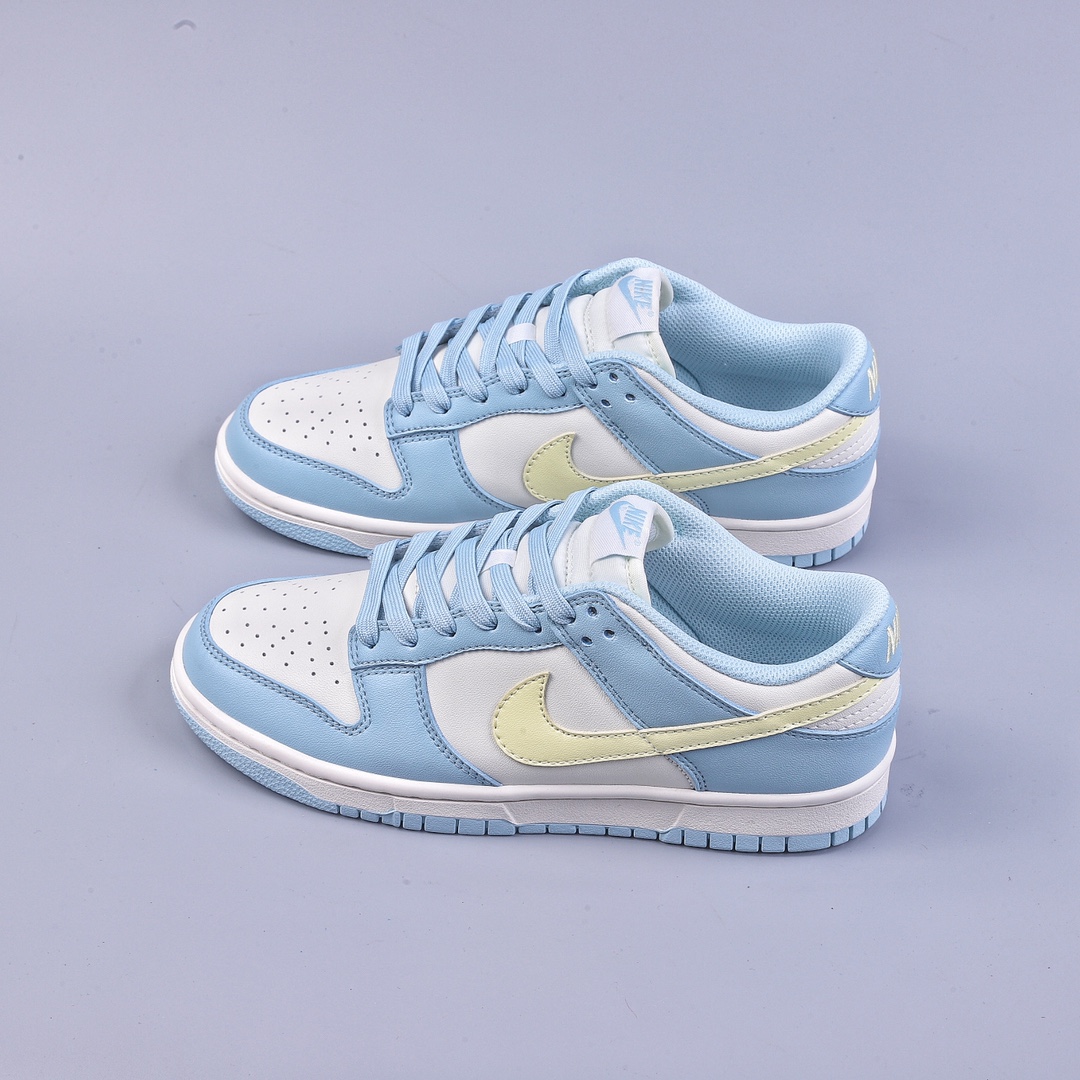 K version Nike Wmns SB Dunk Low ”Ocean Bliss Citron Tint” dunk series low-top leisure shoes ”Lemon Sea Salt Blue” DD1503-123