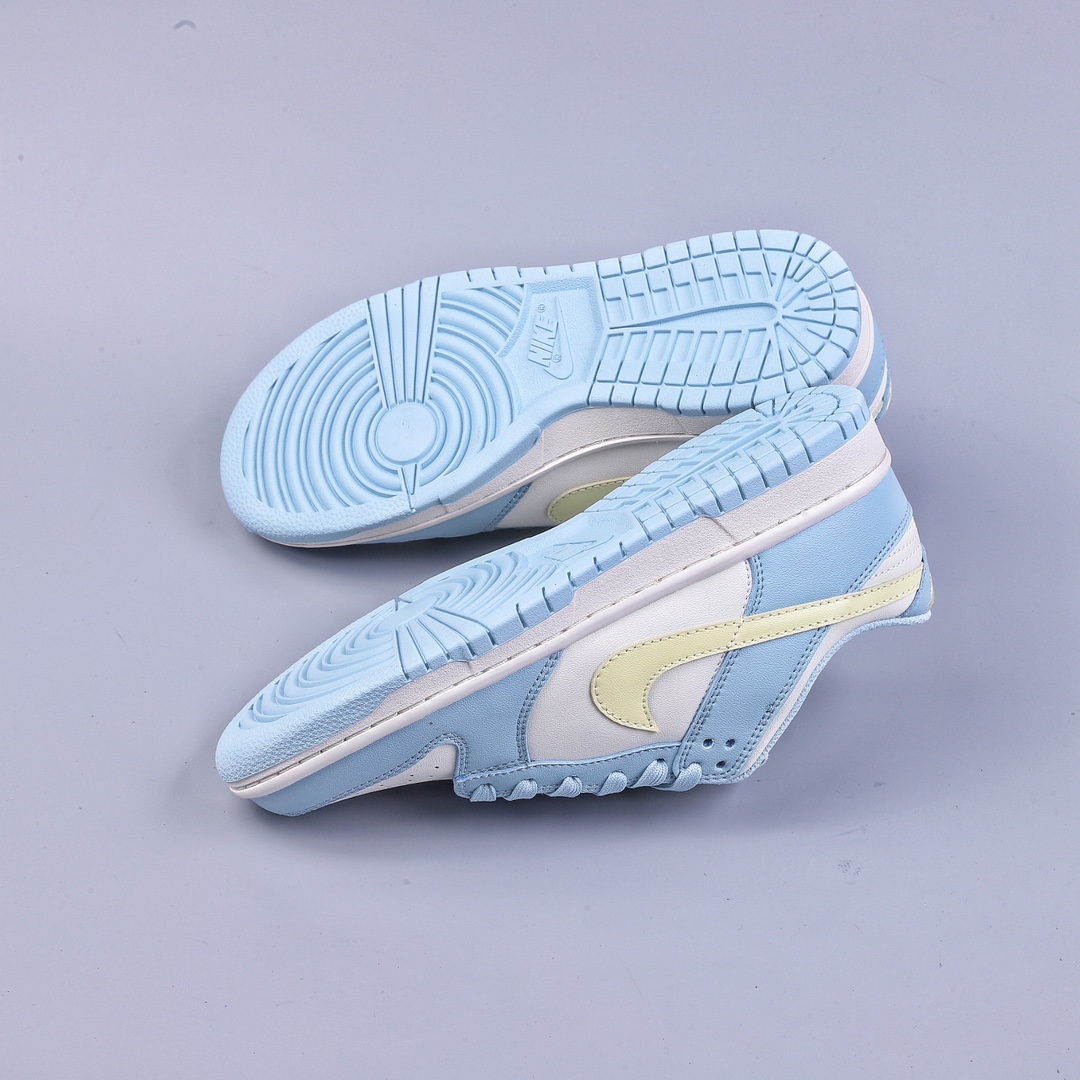 K version Nike Wmns SB Dunk Low ”Ocean Bliss Citron Tint” dunk series low-top leisure shoes ”Lemon Sea Salt Blue” DD1503-123