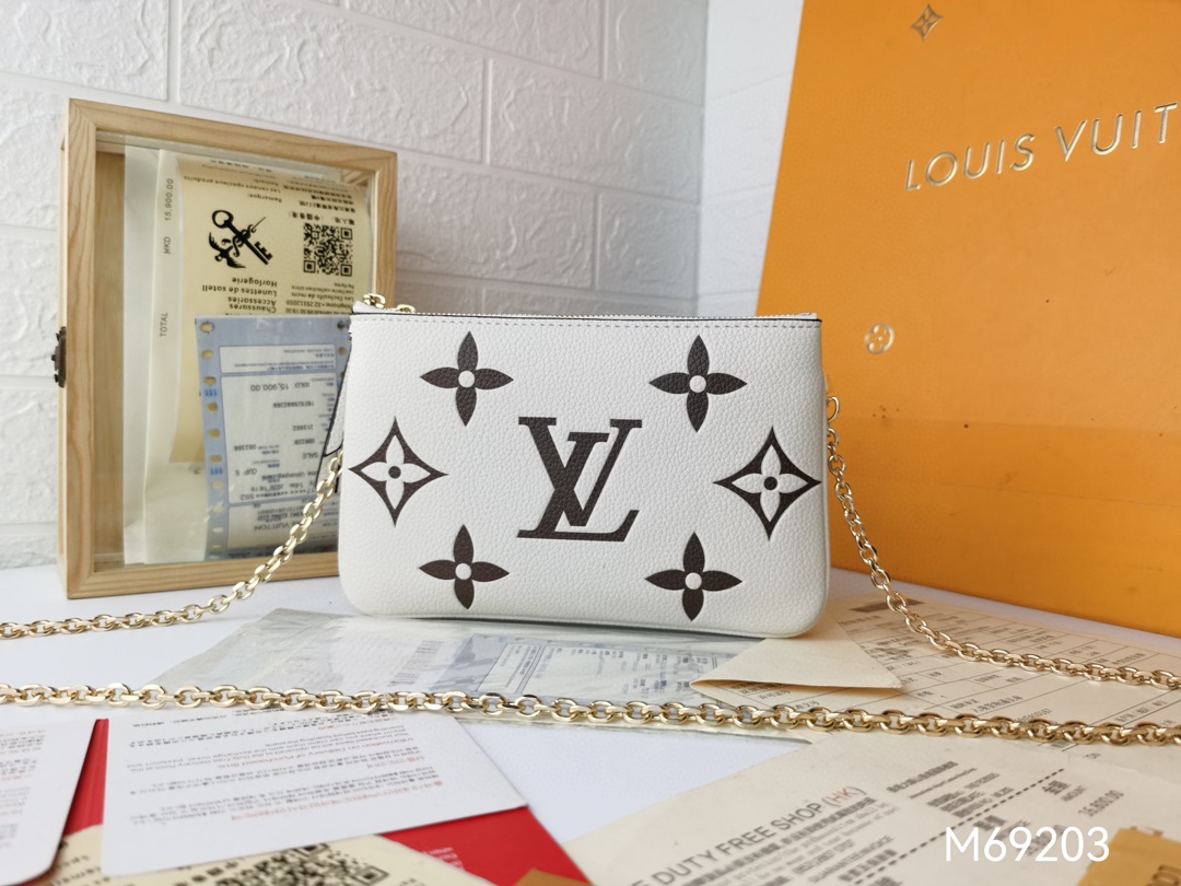 Close-up of the leather's grain and texture