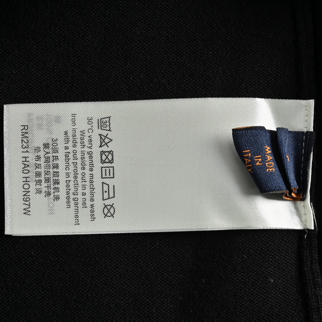 Louis Vuitton/路易威登24ss 胸针刺绣针织短袖