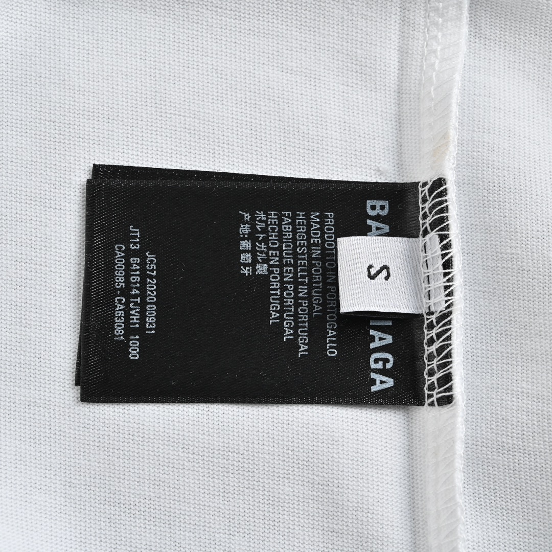 Balenciaga/巴黎世家 23ss 粮食计划印花短袖 balenciaga