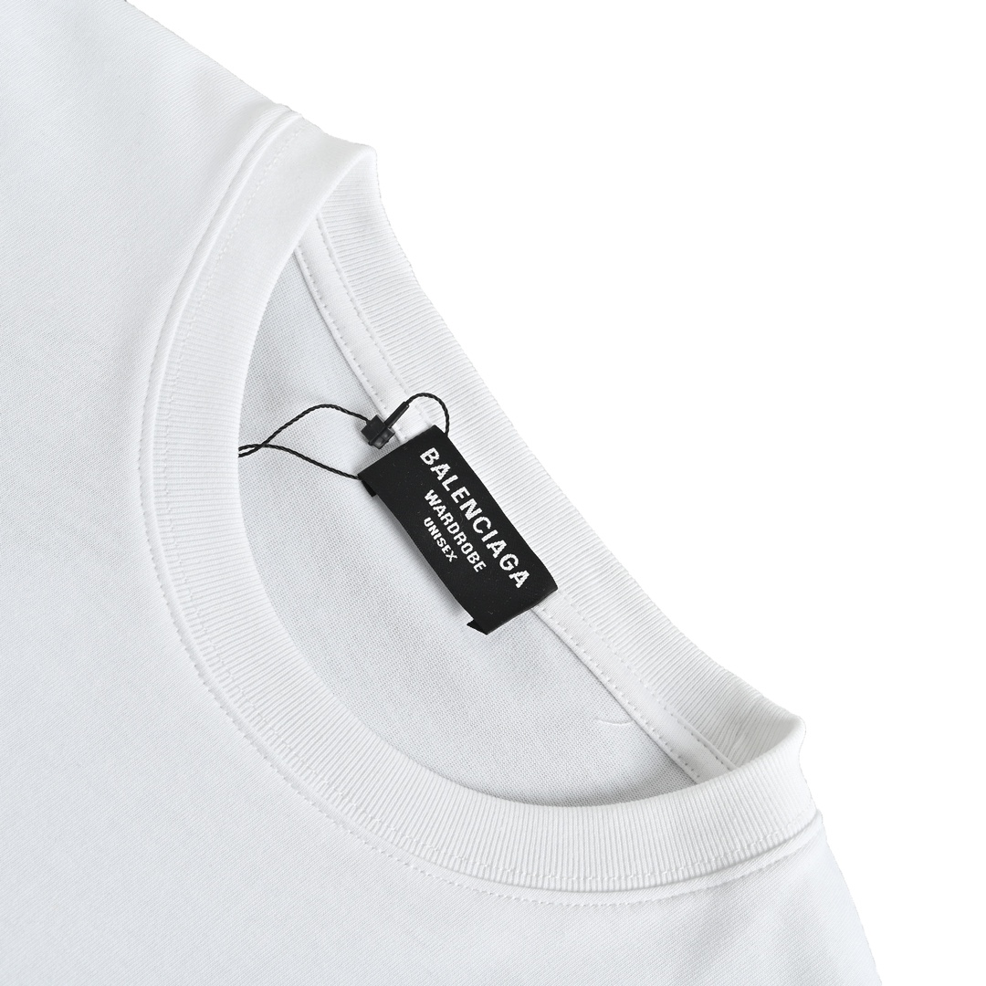 Balenciaga/巴黎世家 23ss 粮食计划印花短袖 balenciaga