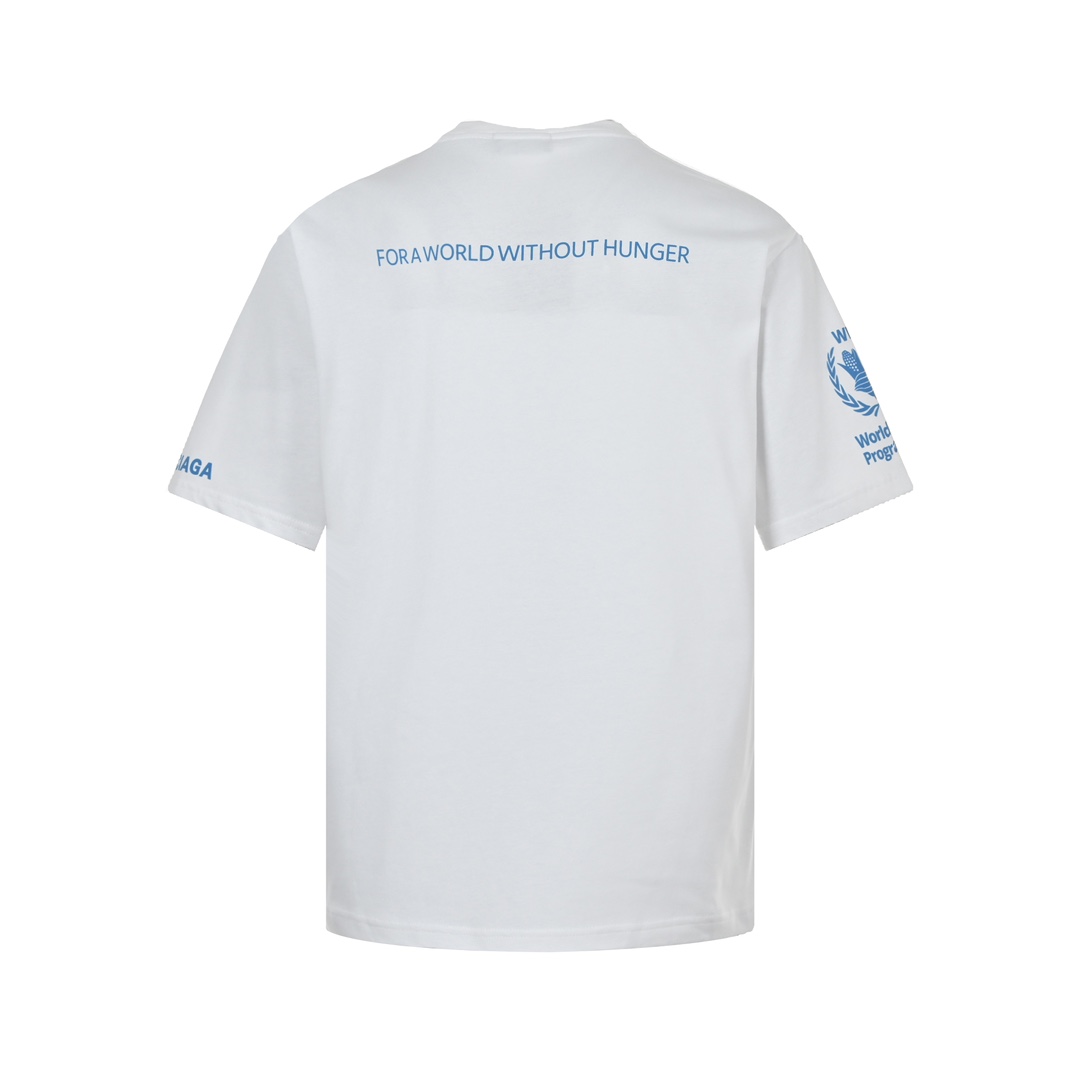 Balenciaga/巴黎世家 23ss 粮食计划印花短袖 balenciaga