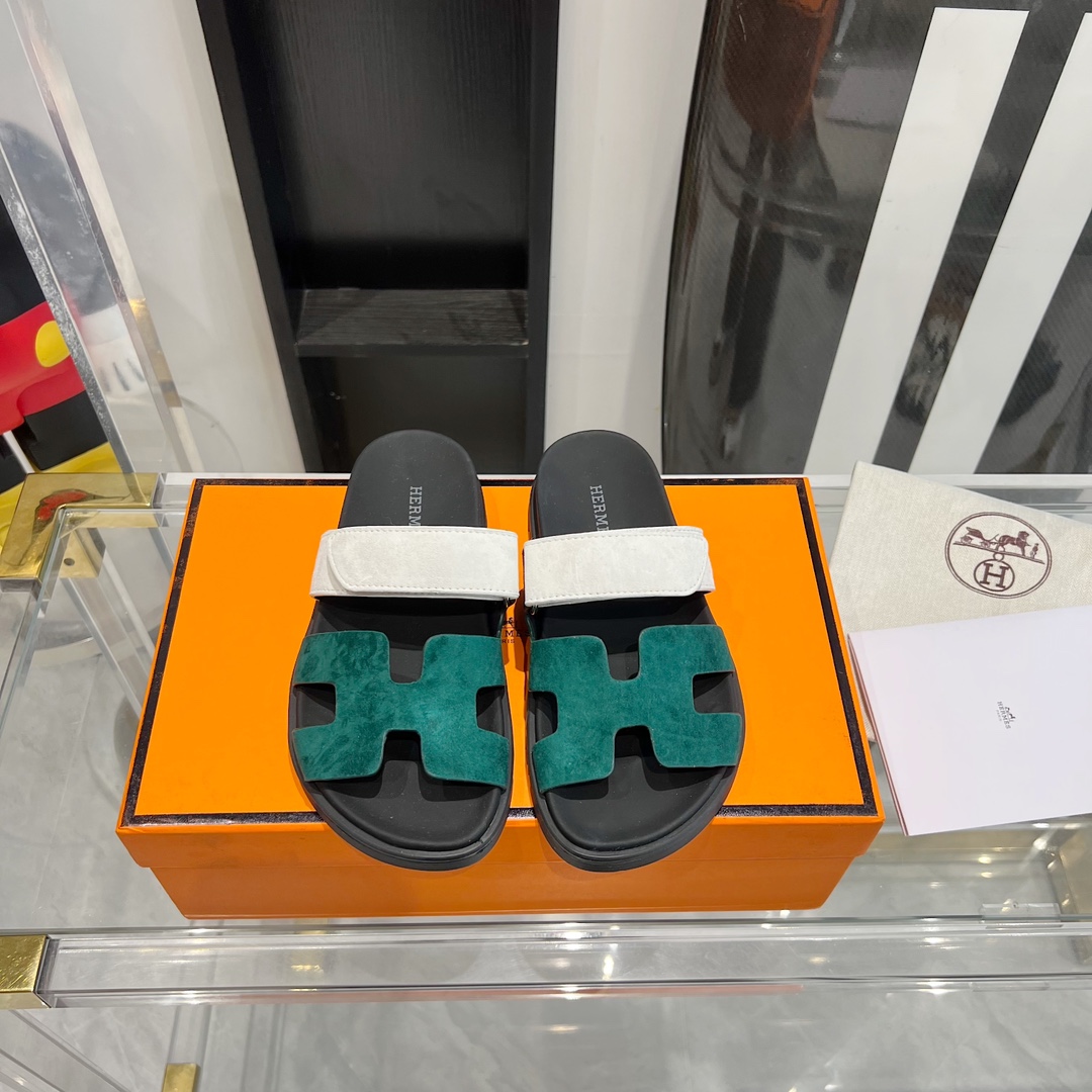 Hermes Shoes Slippers High Quality 1:1 Replica
 Unisex Spring/Summer Collection