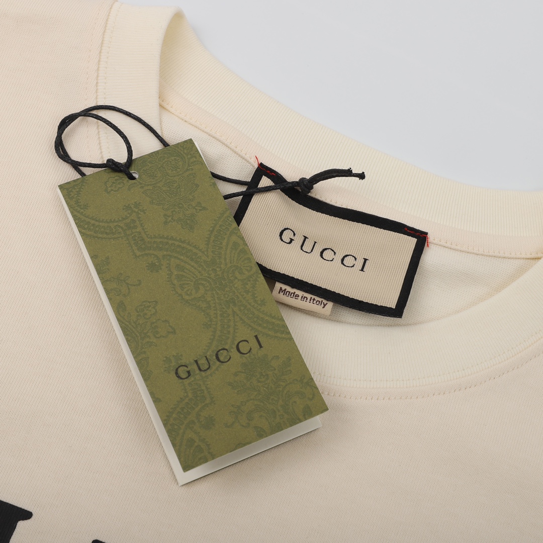 Gucci/古驰 兔子印花圆领T恤 夏季渠道限定新款