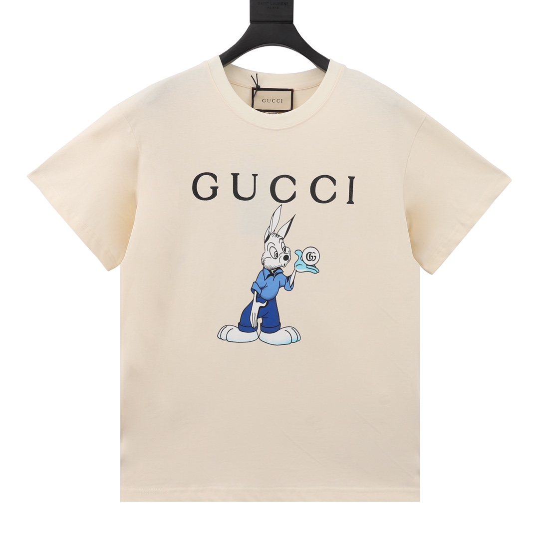 Gucci/古驰 兔子印花圆领T恤 夏季渠道限定新款