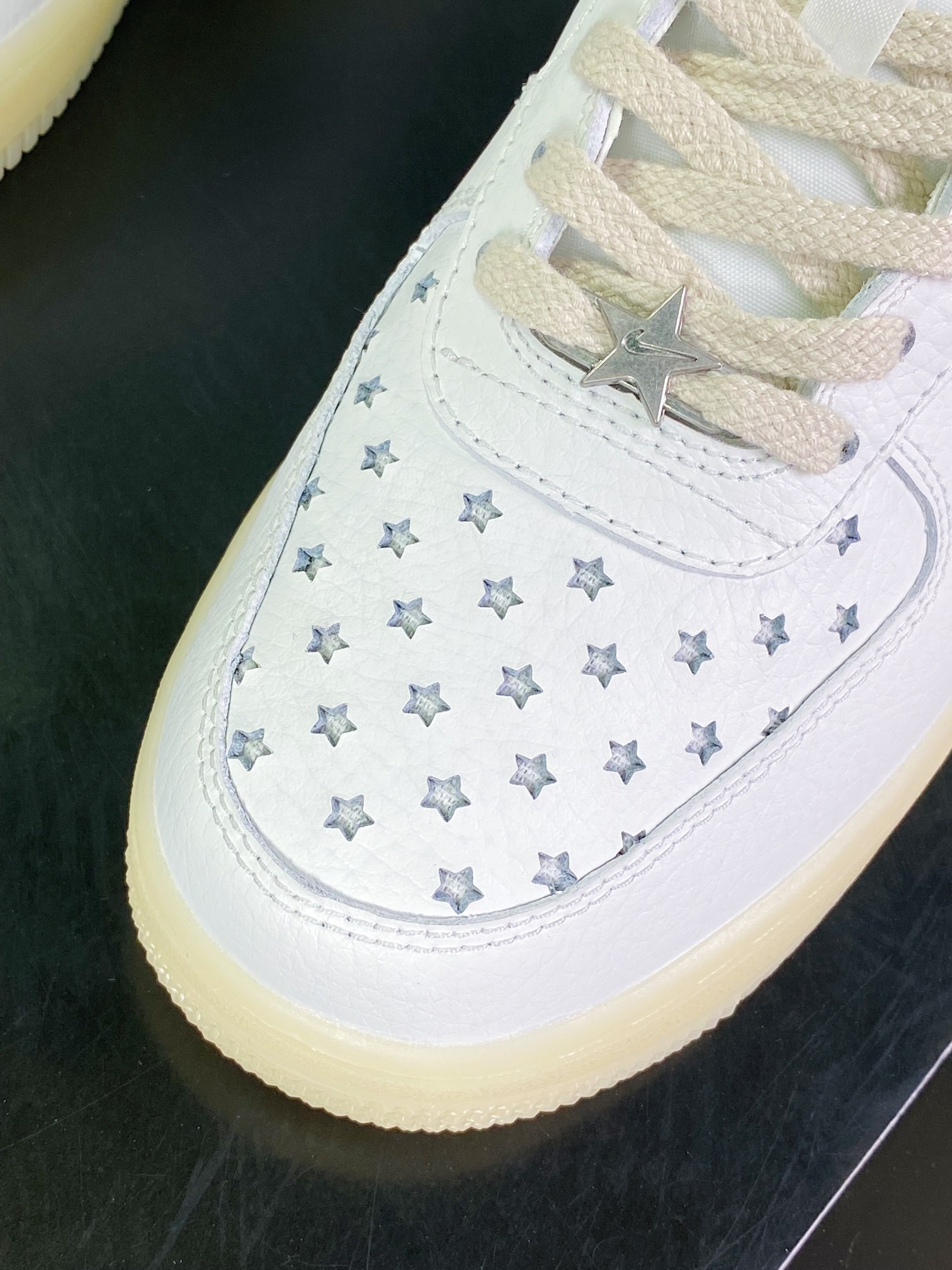 Air Force 1 Low Starry Night Night White Making Old Star Air Force No. 1 low-top shoes FD0793-100