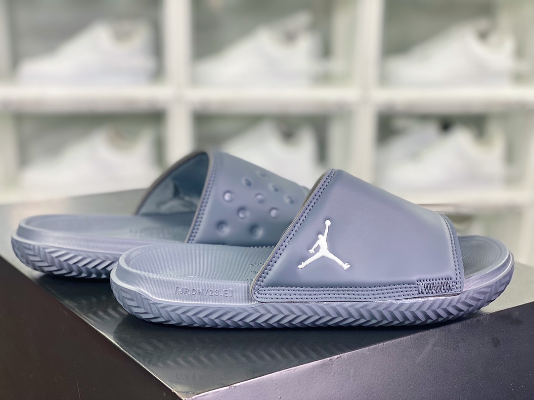 Air Jordan Play Slide ”DarkGrey/White” Play Series Slippers ”Carbon Gray White LOGO” DC9835-001