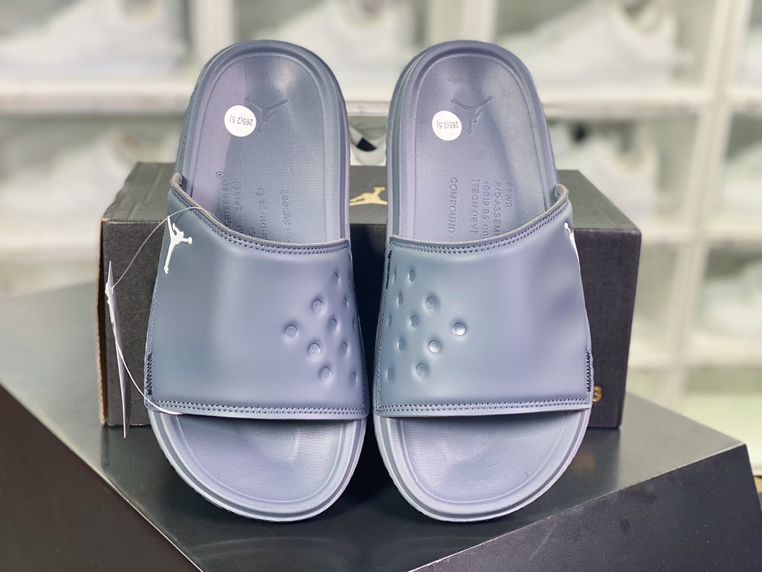 110 Air Jordan Play Slide"DarkGrey/White"游玩系列舒适透气时尚一字休闲运动拖鞋